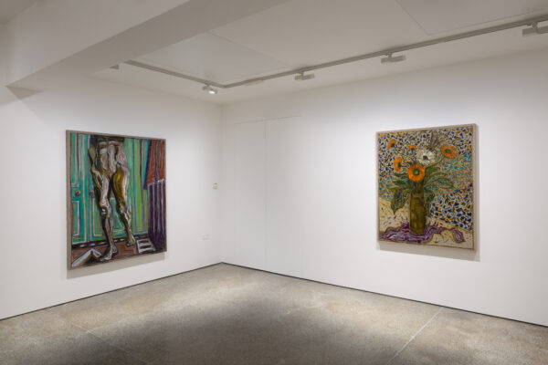Billy Childish: Billy Childish, 'man in the mouth of a cave', Installation View, Carl Freedman Gallery, Margate, 2019
