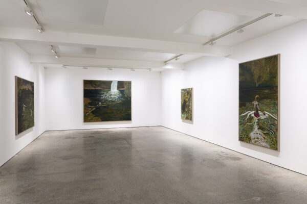Billy Childish: Billy Childish, 'man in the mouth of a cave', Installation View, Carl Freedman Gallery, Margate, 2019