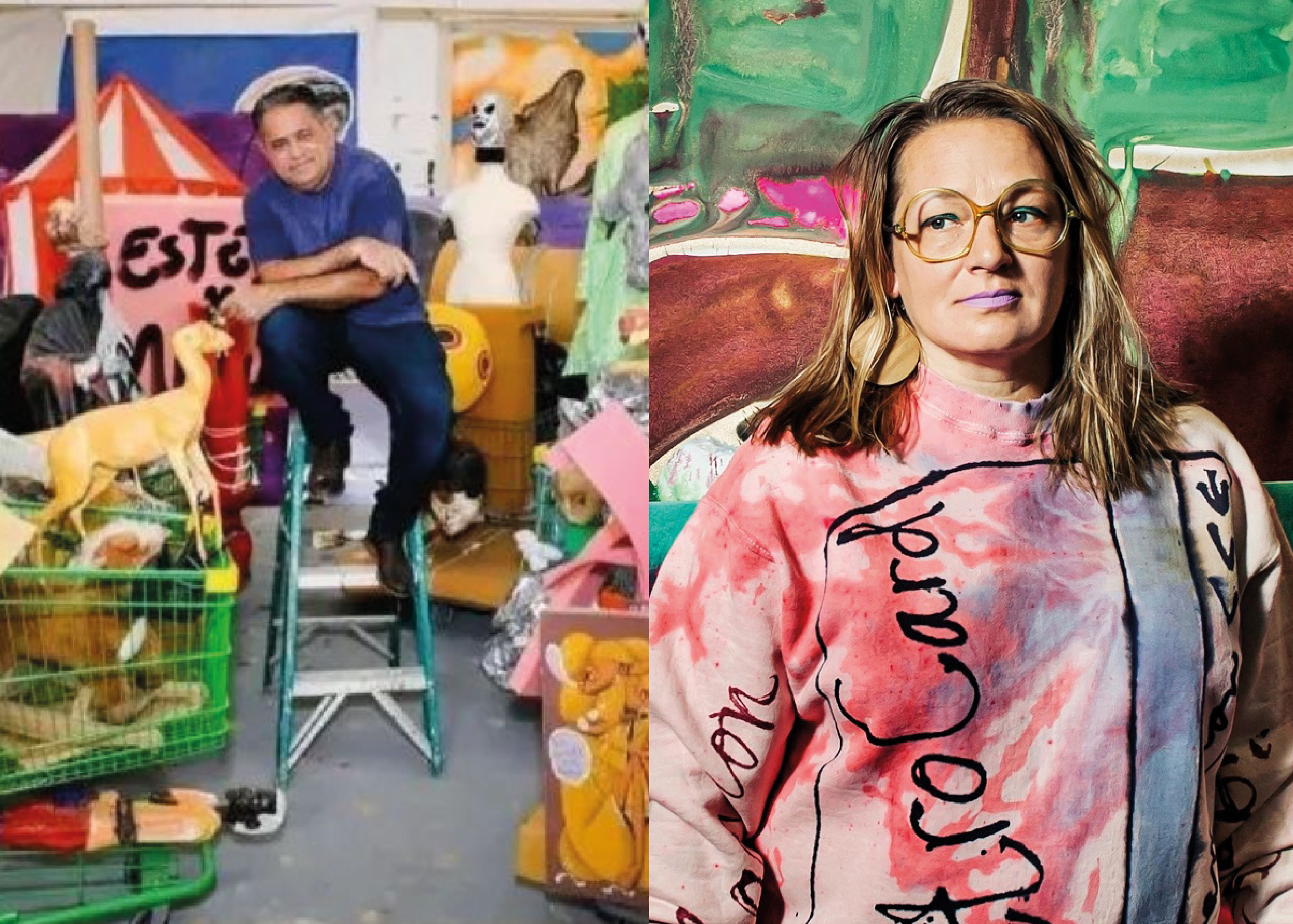 Katherine Bernhardt and José Luis Vargas