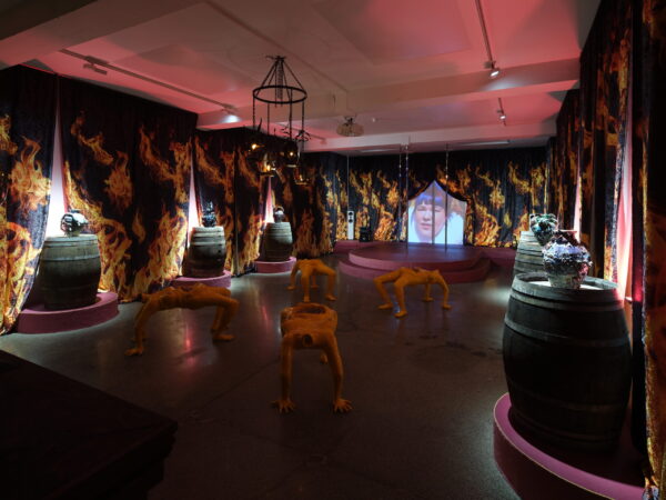 Lindsey Mendick, 'Off With Her Head', Installation View, Carl Freedman Gallery, Margate, 2022