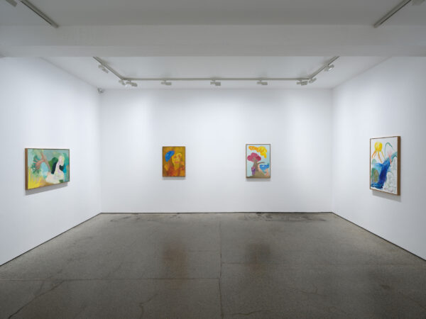 Ken Kiff, 'Man, Bird and Tree', Installation View, Carl Freedman Gallery, Margate, 2022