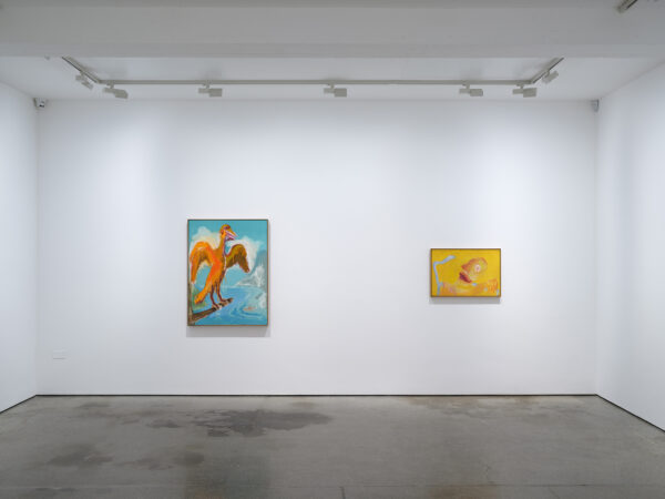 Ken Kiff, 'Man, Bird and Tree', Installation View, Carl Freedman Gallery, Margate, 2022