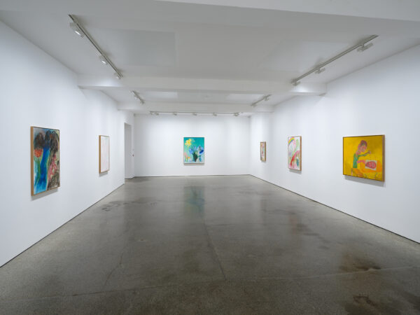 Ken Kiff, 'Man, Bird and Tree', Installation View, Carl Freedman Gallery, Margate, 2022