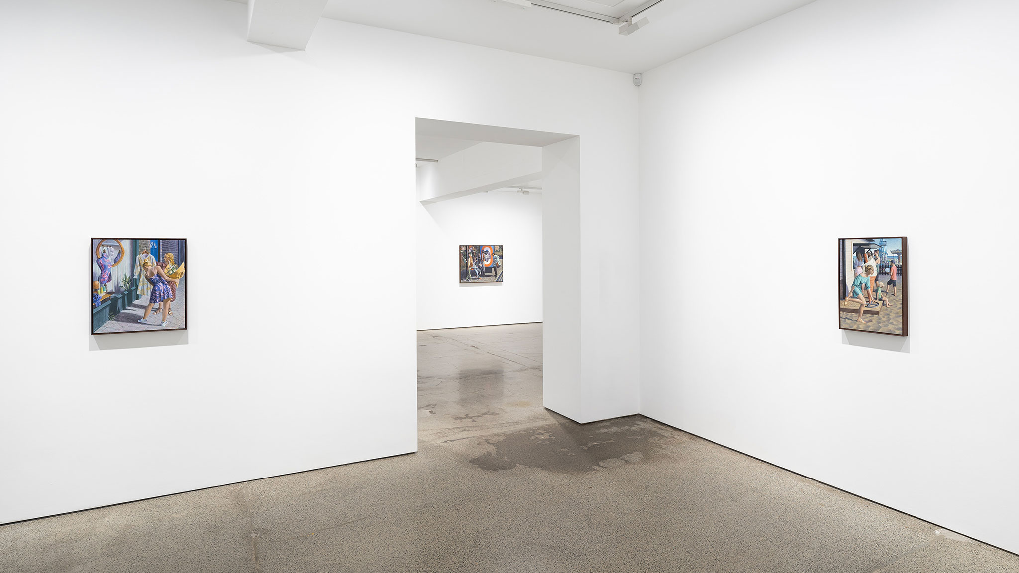 Benjamin Senior, 'Minor Streets', Installation View, Carl Freedman Gallery, Margate, 2023