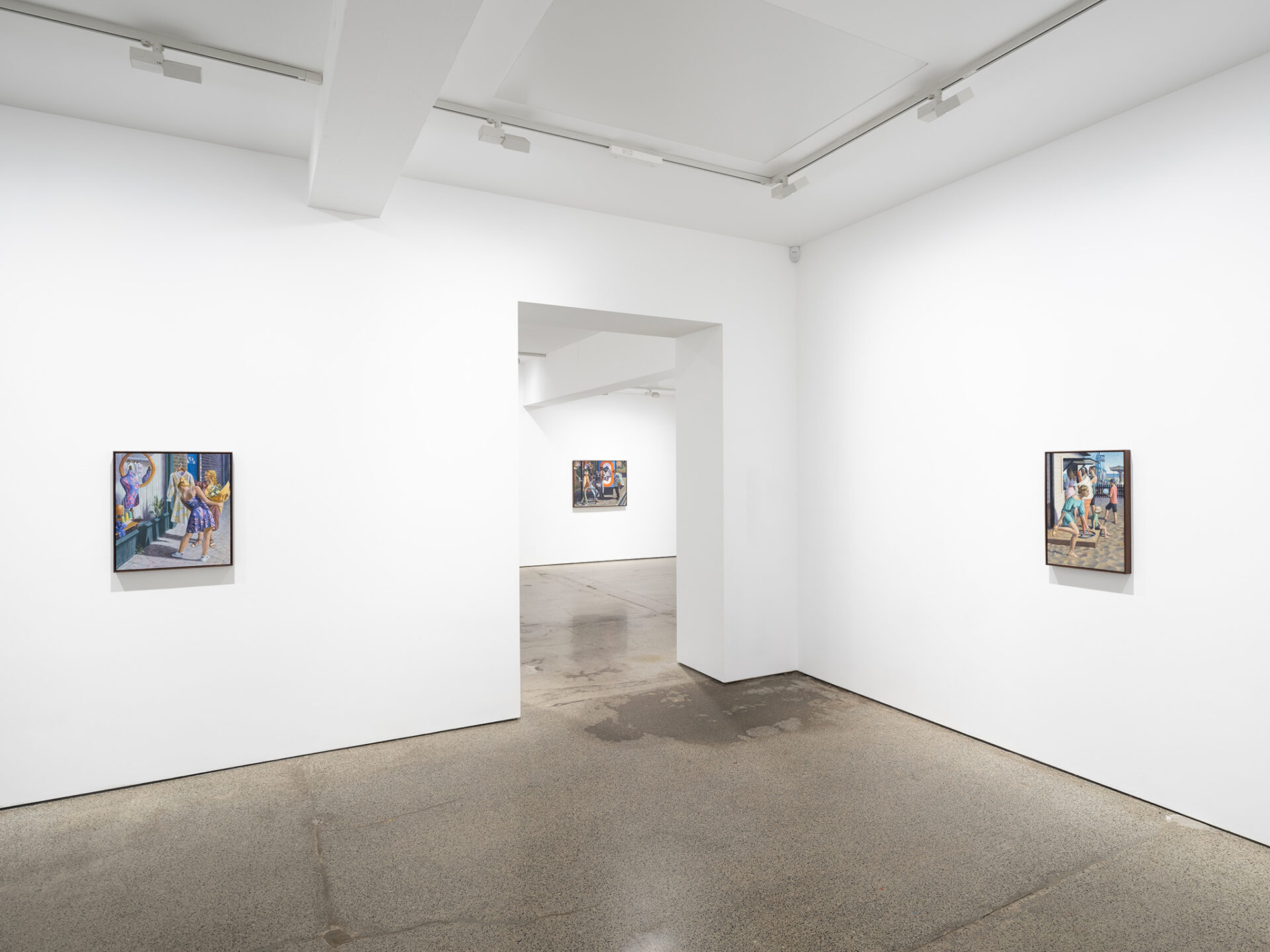 Benjamin Senior, 'Minor Streets', Installation View, Carl Freedman Gallery, Margate, 2023