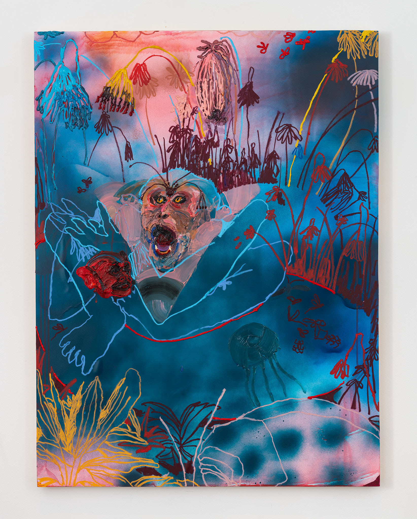 Painting 'Me And What Mines' by Bianca Fields at Carl Freedman Gallery