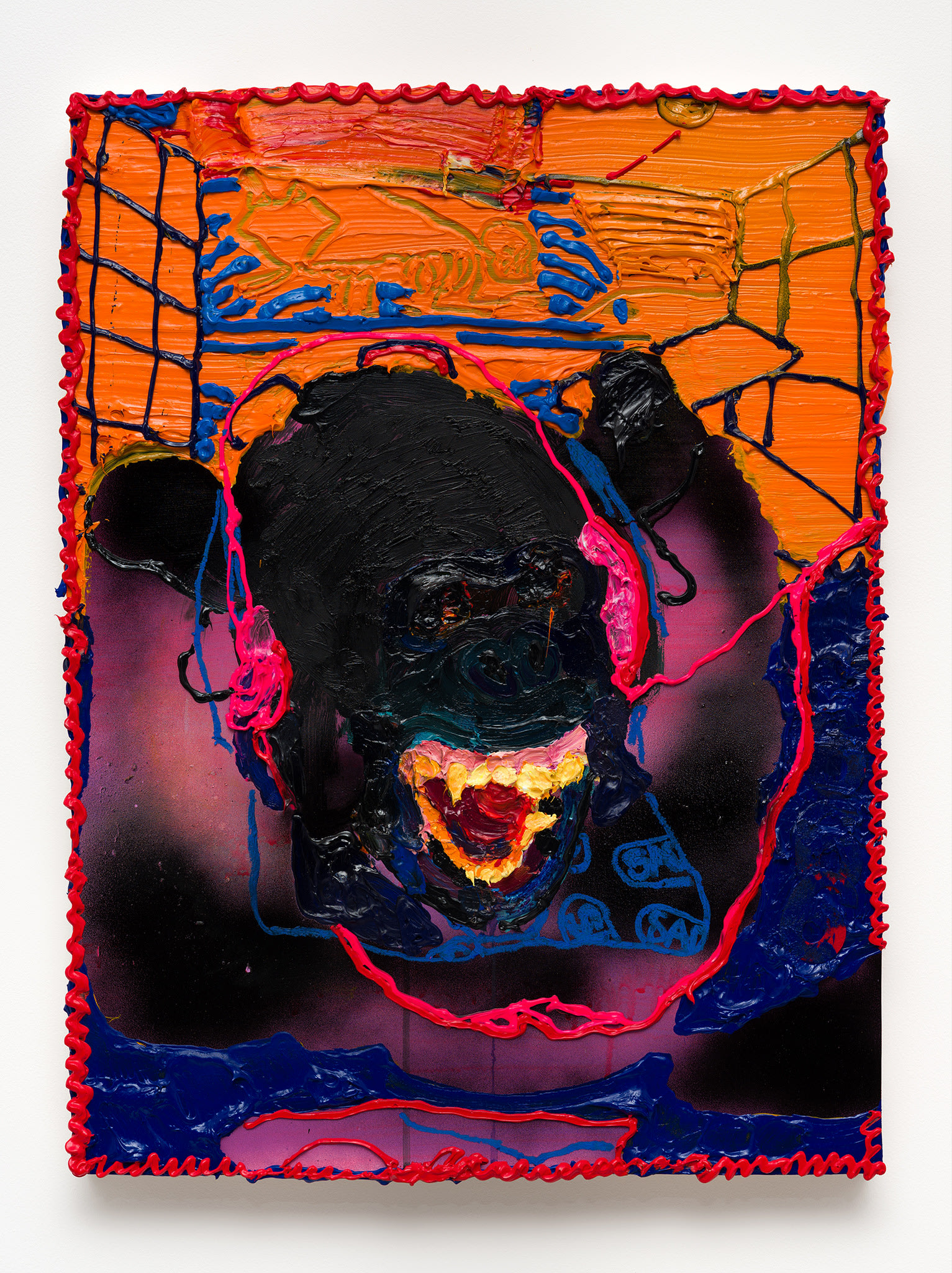 Painting 'Mood Processor' by Bianca Fields at Carl Freedman Gallery