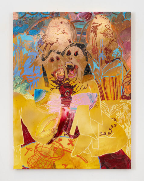 Painting 'Seeing Things 4 Yourself' by Bianca Fields at Carl Freedman Gallery