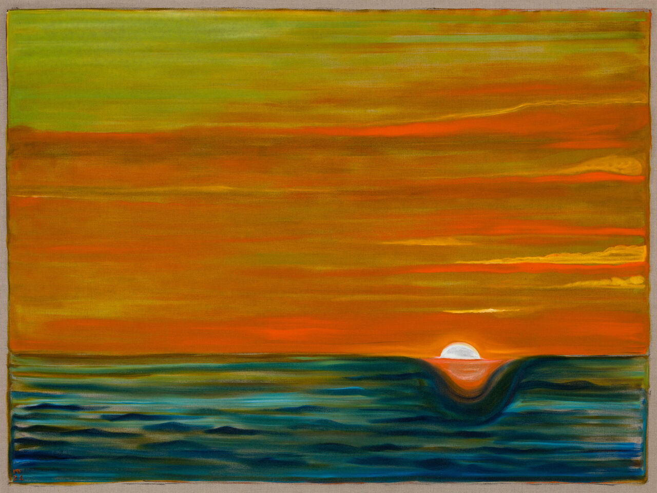 Billy Childish: moon and mt tahoma