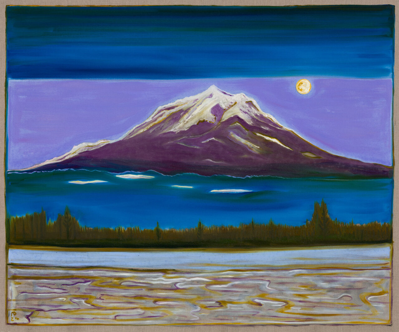 Billy Childish: moon and mt tahoma