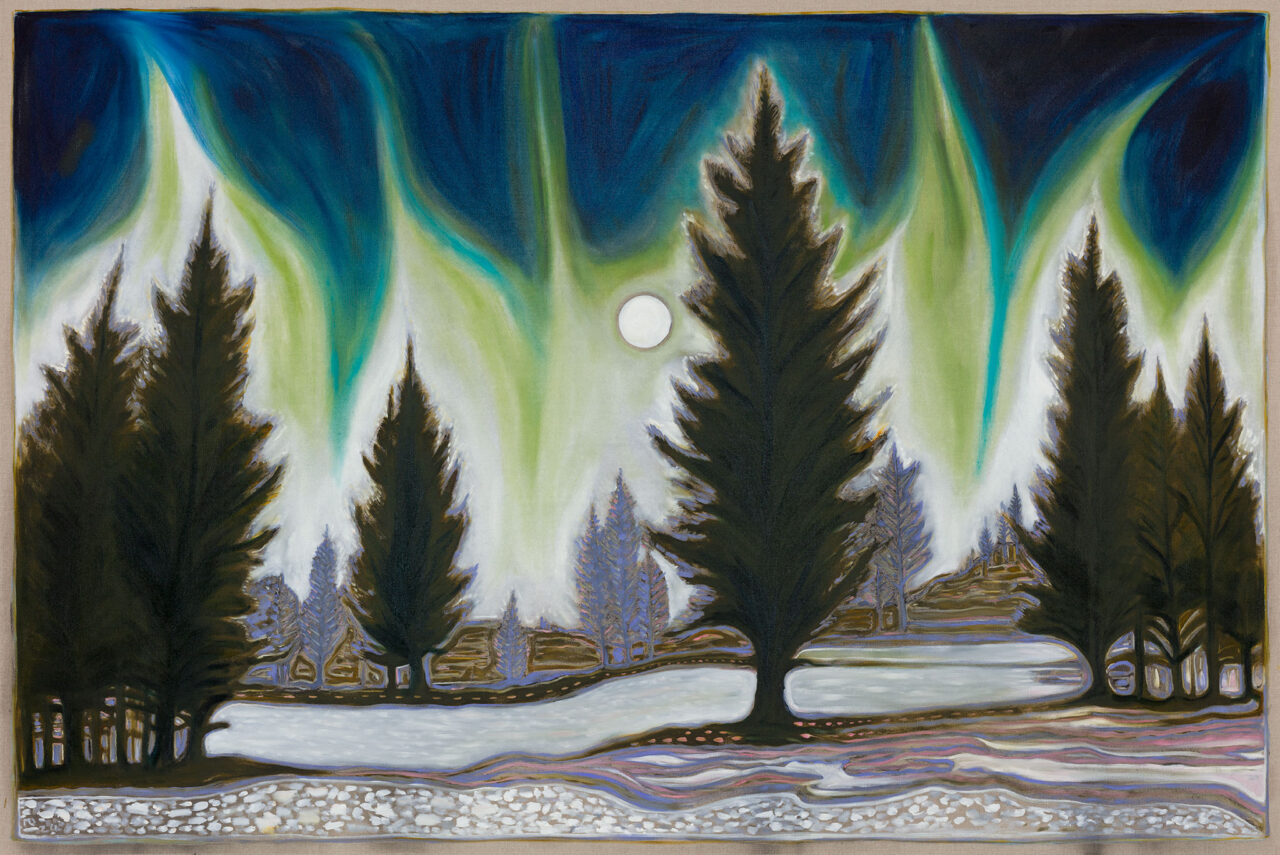 Billy Childish: moon and mt tahoma