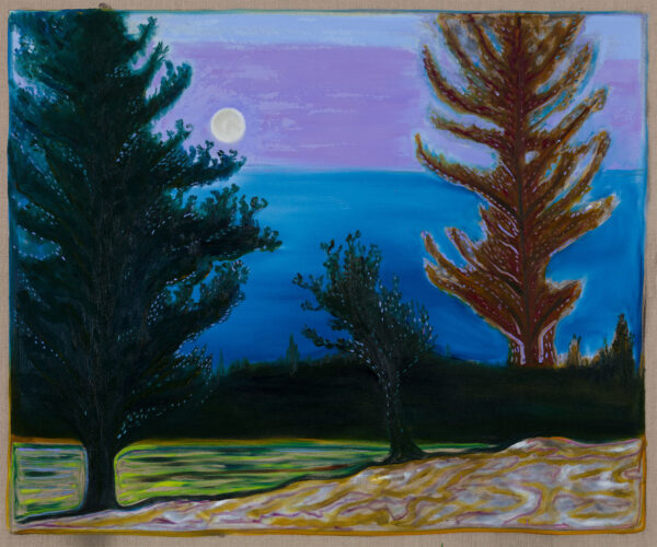 Billy Childish: moon and mt tahoma