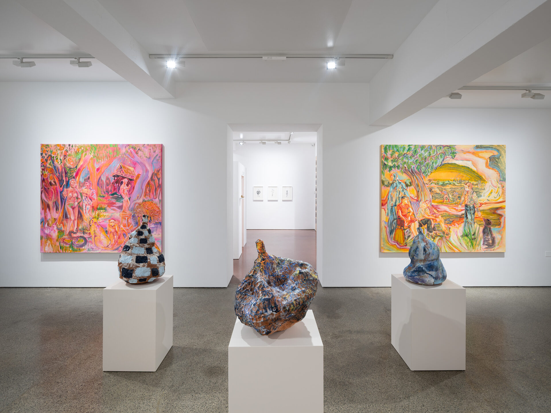 ‘Gate of Horns: Myths of Resistance, Symbols of Defiance’, Curated by Hettie Judah, Carl Freedman Gallery, Installation View, Margate, 2025 'Gate of Horns: Myths of Resistance, Symbols of Defiance', Curated by Hettie Judah, Carl Freedman Gallery, Installation View, Margate, 2025