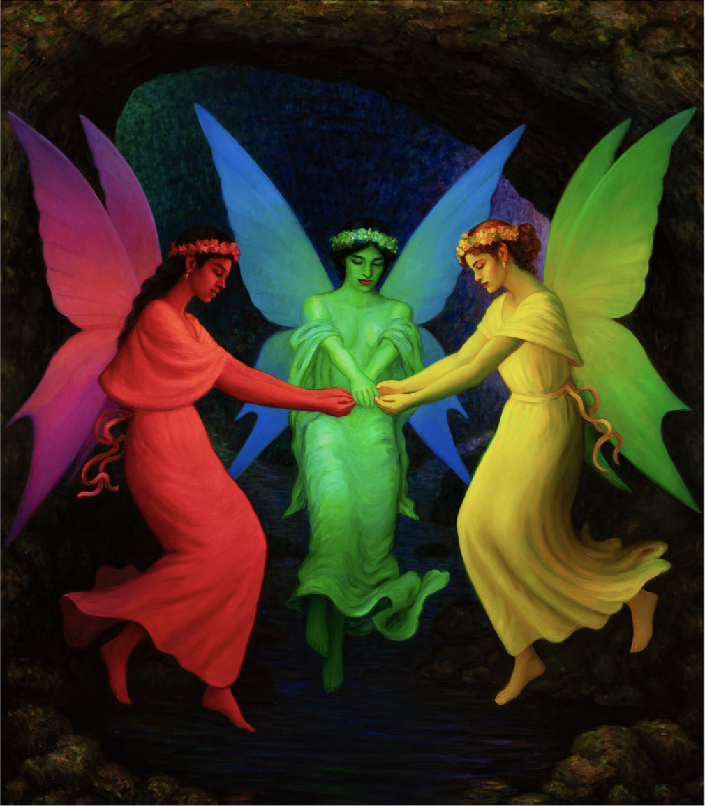 three faerie friends - TM Davy