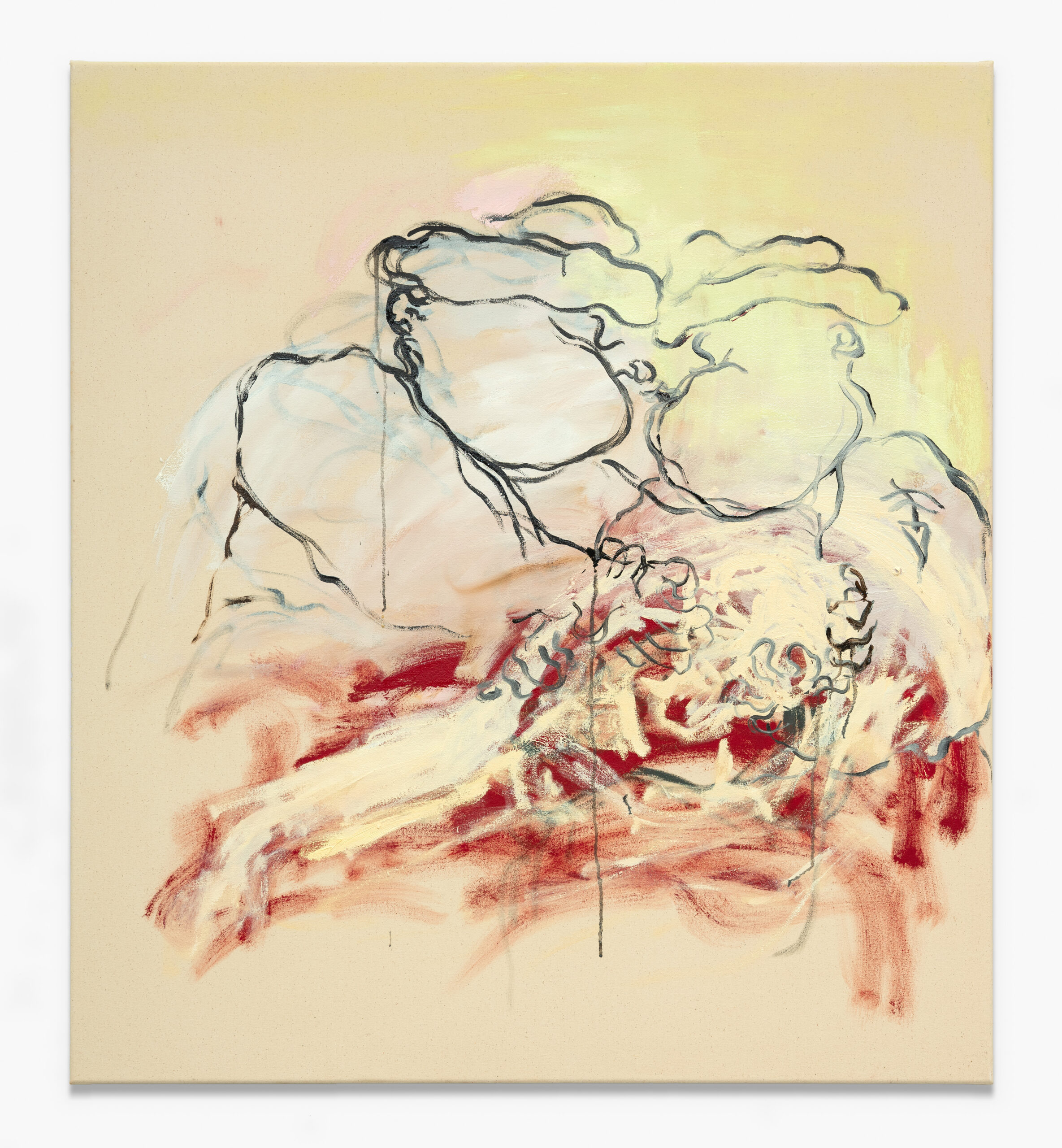 Lola Stong-Brett, I'll Hold You Still (2025), Oil on canvas, 105 x 90 cm (41.5 x 35.5 in)