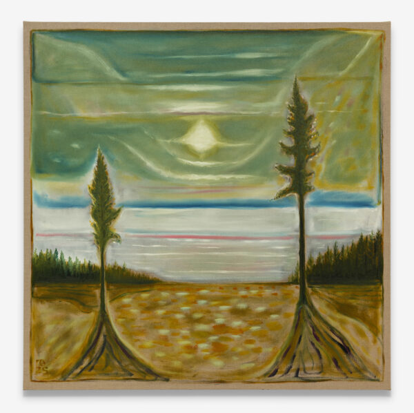 2 trees and sunrise - Billy Childish