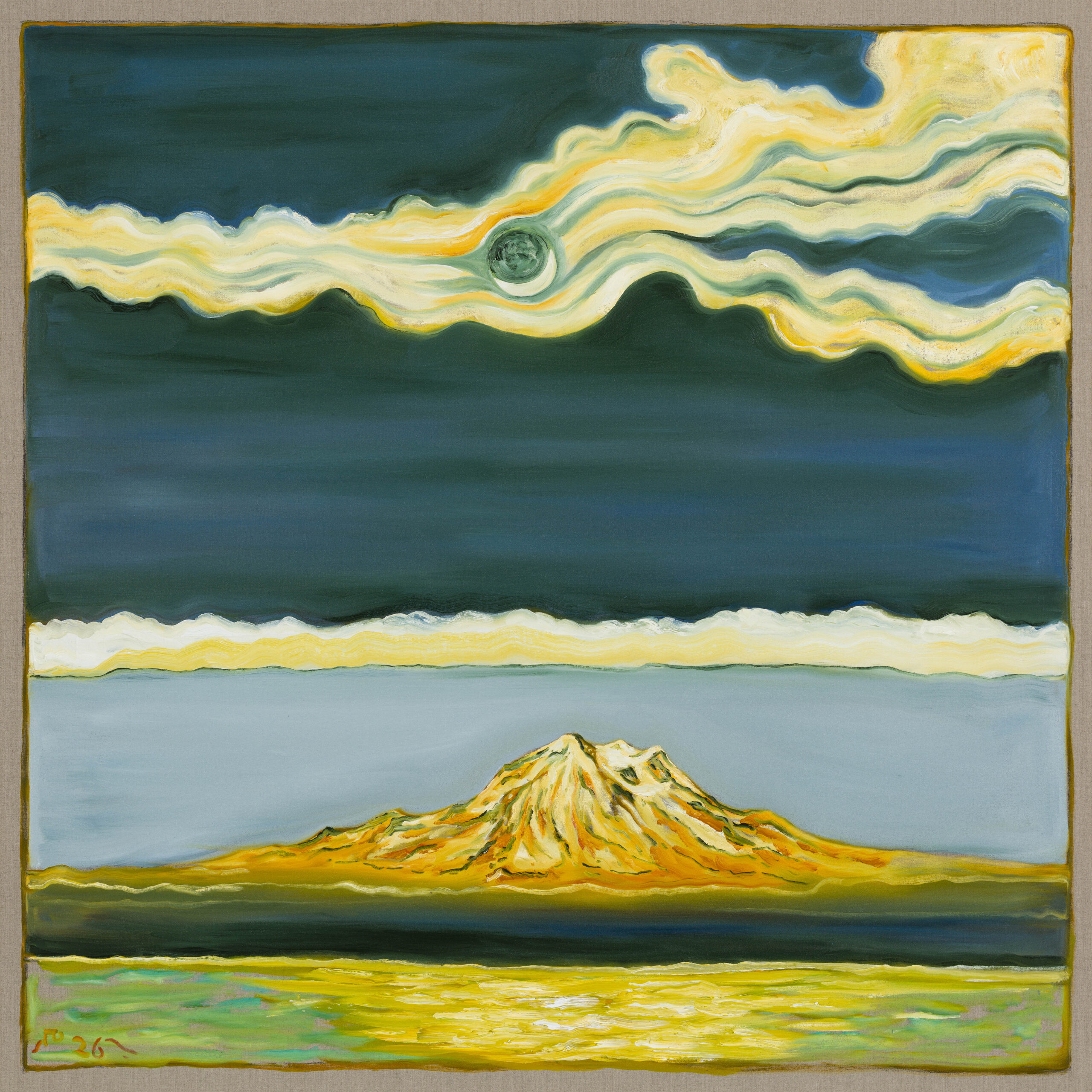 crescent moon above tahoma - Billy Childish