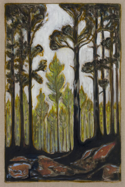 trees, clearing beyond version x - Billy Childish